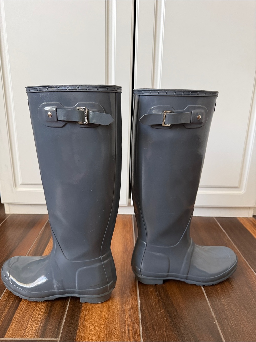 Hunter Tall Gloss Rain Boot Size 8 - Picture 4 of 8